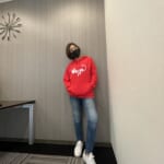 和牛女子がwagyuパーカー(赤)を作りました！